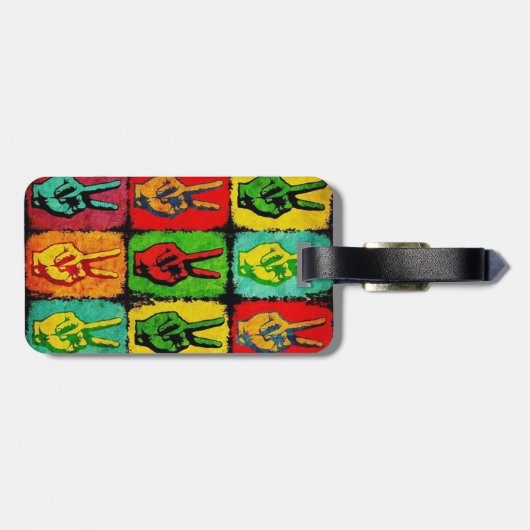 Peaceラゲージタグ ラゲッジタグ (裏面横)