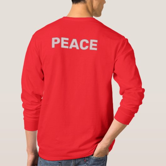 PEACEロゴ Tシャツ (裏面)