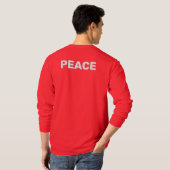 PEACEロゴ Tシャツ (裏面フル)