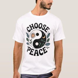 Peace陰陽Tシャツの選択 Tシャツ