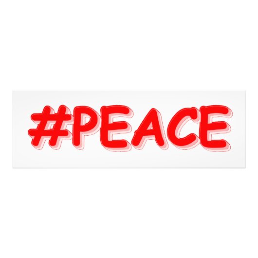 「#PEACE」かわいいデザイン。買今 フォトプリント            (正面)