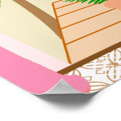 "Peace"オリジナルデジ絵画タル ポスター (角)