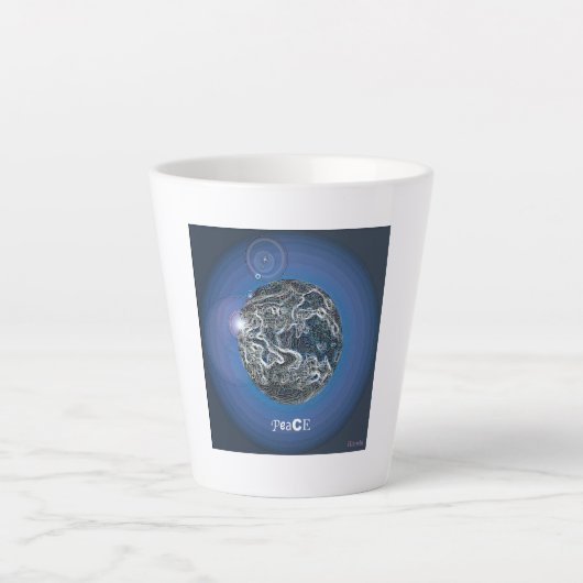 PeaCE カフェラテマグ (正面)