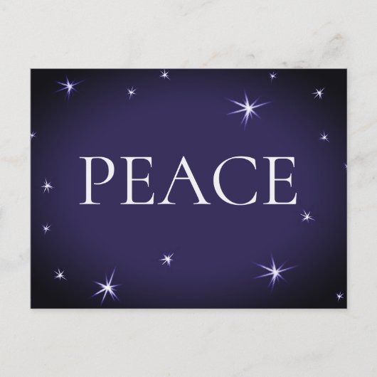 PEACE クリスマス ポストカード (正面)