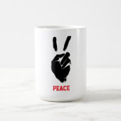 Peace コーヒーマグカップ (中央)