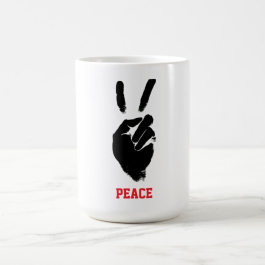 Peace コーヒーマグカップ (中央)