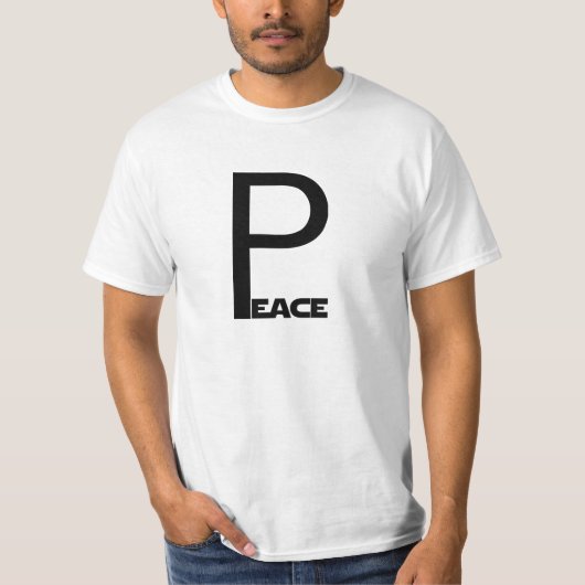 Peace – プレミアムTシャツ Tシャツ (正面)