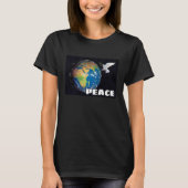 Peace – 世界（暗） Tシャツ (正面)