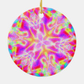 PEACE （単語を変更） セラミックオーナメント (裏面)