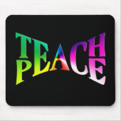 PEACE 教え Rainbow Graphic マウスパッド (正面)