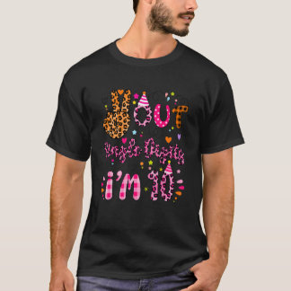 Peace 独身の Out Digits I's 10th Girls 10 Year Tシャツ
