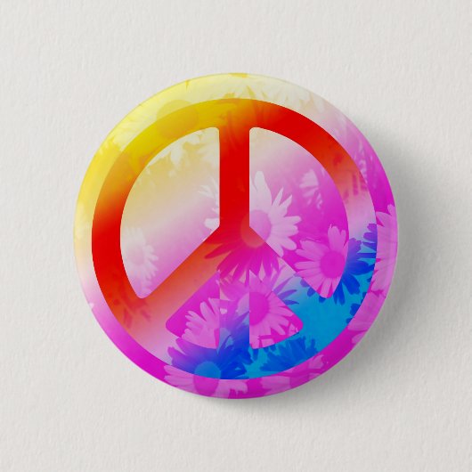 Peace 缶バッジ (正面)