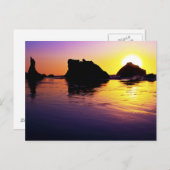 Peace -顔ロック、バンドン、オレゴン ポストカード (正面/裏面)