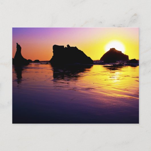 Peace -顔ロック、バンドン、オレゴン ポストカード (正面)