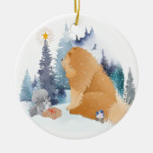 PEACE 2024 Chow Collectorオーナメント – サンドラミラー セラミックオーナメント (正面)