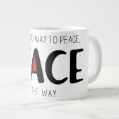 Peace 2 ジャンボコーヒーマグカップ (正面右)