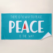 Peace 2 ビーチタオル (正面)