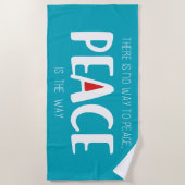 Peace 2 ビーチタオル (正面)