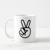 PEACE (2).png コーヒーマグカップ (左)