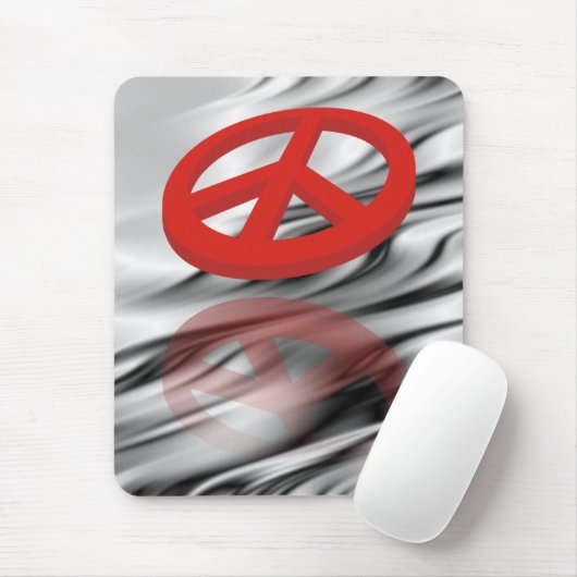 Peace 3D /反射 マウスパッド (マウス)