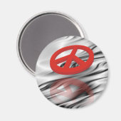 Peace 3D /反射 マグネット (正面/裏面)