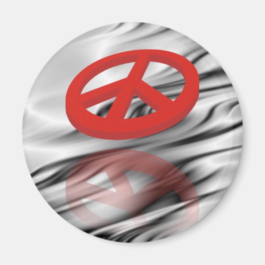 Peace 3D /反射 マグネット (正面)