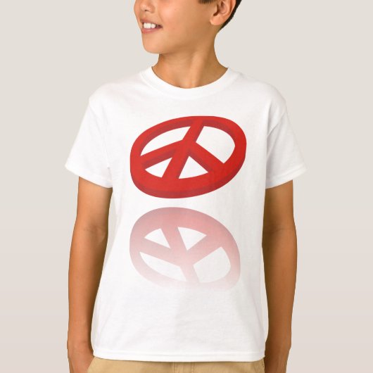 Peace 3D /反射 Tシャツ (正面)