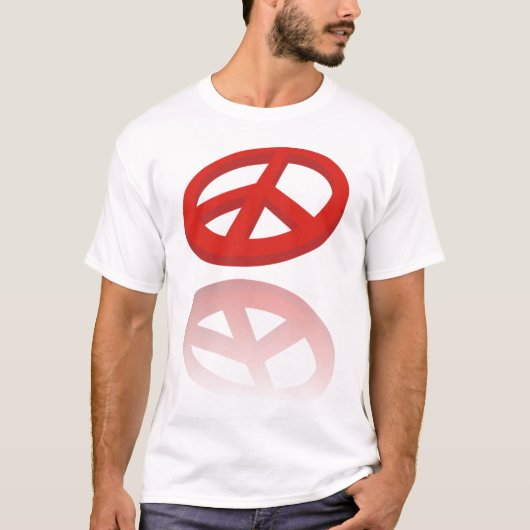 Peace 3D /反射 Tシャツ (正面)