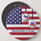 Peace Acrossパーティーラインバイパルティサンホリデーズクラス 缶バッジ (正面&裏面)