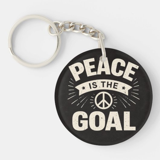  peace Acrylic Keychain キーホルダー (正面)