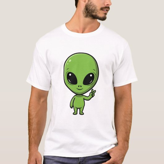 Peace Alien Tシャツ (正面)