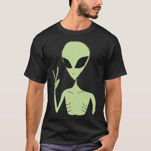 Peace Alien Tシャツ (正面)
