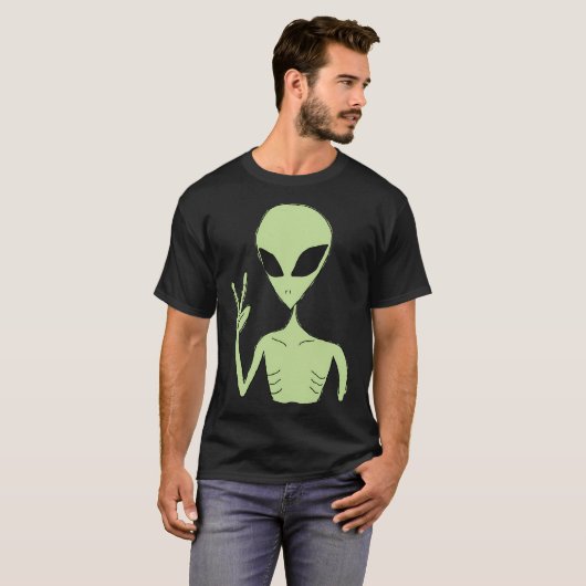 Peace Alien Tシャツ (正面フル)