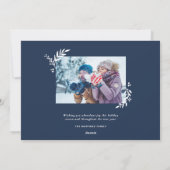 Peace and Joy Botanical Overlay写真 シーズンカード (裏面)