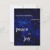 Peace and Joy Christmas Ticket Family Gift Coupon (裏面)