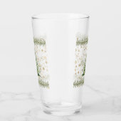 Peace And Joy Green Christmas Tree タンブラーグラス (右)