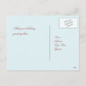 Peace and Joy Holidayフォトポストカード シーズンポストカード (裏面)