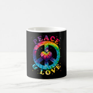 Peace and Love コーヒーマグカップ