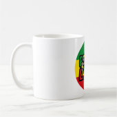PEACE and LOVE,レゲエスタイル コーヒーマグカップ (左)