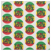 PEACE and LOVE，レゲエスタイル ファブリック (見本)