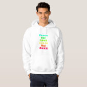Peace and Love and All that Jazz Sweatshirt パーカ (正面フル)
