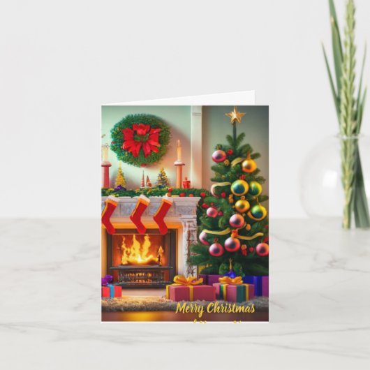 Peace and Love at Christmas カード (正面)