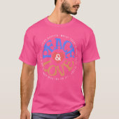 Peace and Love Everywherelovely peace quote retro Tシャツ (正面)