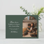 Peace and Love Holiday Photo Announcement シーズンカード (スタンド正面)