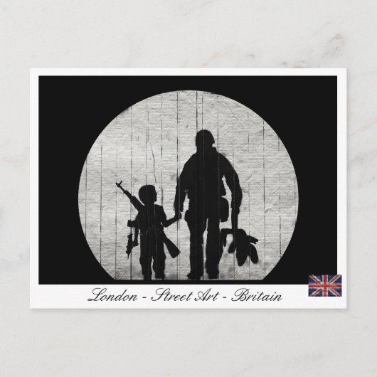Peace Art - London, Großbritannien ポストカード (正面)