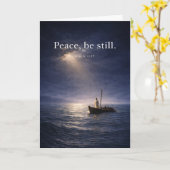 Peace Be Still カード (黄色い花)