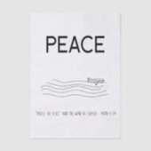 Peace Be still Boat in water 薄葉紙 (正面)