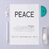 Peace Be still Boat in water 薄葉紙 (クラフト)