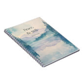 Peace Be Still Christian Scripture – Mark 4:39 ノートブック (右側)