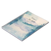 Peace Be Still Christian Scripture – Mark 4:39 ノートブック (左側)